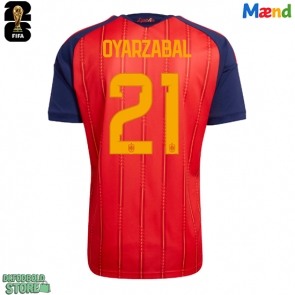 Spanien Mikel Oyarzabal #21 Replika Hjemmebanetrøje VM 2026 Kortærmet